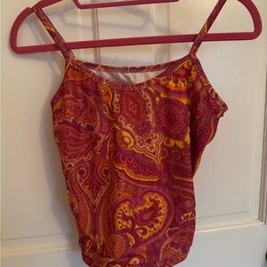 BalTogs Paisley Print Women's Top - Pink and Orange 🩷🧡🩷🧡🩷🧡